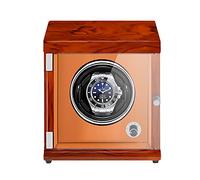 Finner Wooking Watch Winders - Wolder Orologio per orologio meccanico ricaricabile orologio meccanico Verticale Automatico Orologio Avvolgimento della scatola a LED sensibile alla luce silenziosa e