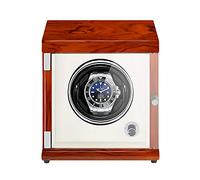 Finner Wooking Watch Winders - Wolder Orologio per orologio meccanico ricaricabile orologio meccanico Verticale Automatico Orologio Avvolgimento della scatola a LED sensibile alla luce silenziosa e