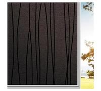 Finnez Pellicola per finestra statica depoli, pellicola oscurante elettrostatica, autoadesiva, anti UV, pellicola decorativa, per cucina, camera da letto, finestra del bagno (strisce irregolari), 44,5