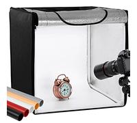 Finnhomy Professional Portable Photo Studio Photo Light Studio Photo Tent Light Box Table Top Photography Shooting Tent Box Lighting Kit, 16" x 16" Cube