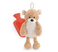 Finni 62968 - Borsa dell'Acqua Calda a Forma di Orsetto, Grazioso e soffice Peluche, tenero Regalo per familiari e Amici, 300 ml, 34 cm, Color Caramello