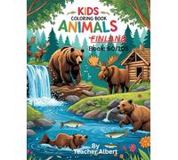 Finnish Animal Friends: A Coloring Adventure: Discover and Color the Wonderful Wildlife of Finland - Perfect for Little Artists Ages 3-6
