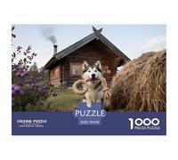 Finnish Lapphund Puzzle 1000 Pezzi Pet Dog - Sfida Familiare Creativa, Cartone Resistente, Poster Incluso, Relax Garantito - 70x50cm/1000pcs