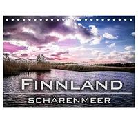 Finnland Schärenmeer (Tischkalender 2026 DIN A5 quer), CALVENDO Monatskalender: Die Südwestküste Finnlands ist die Heimat des Schärenmeers. Das ... mit hunderten Schären und Klippen durchsetzt.