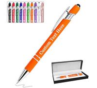 Fino a 300 Pezzi Penna Personalizzata con Incisione Penne personalizzate con testo del logo Regali personalizzati per uomini donne Insegnante Boss Affari Compleanno Ufficio