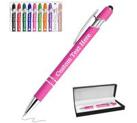Fino a 300 Pezzi Penna Personalizzata con Incisione Penne personalizzate con testo del logo Regali personalizzati per uomini donne Insegnante Boss Affari Compleanno Ufficio