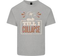 Fino A I Collapse Gym Training Bodybuilding T-Shirt Ragazzi Ragazze