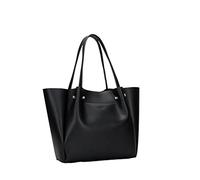 Fino A Quando Non Si Borse da Donna Borsa in Pelle Versatile Moda di Grande capacità Borse Sacchetto Maniglia Superiore per Le Donne Monospalla Femminile Tote Bag, Noir