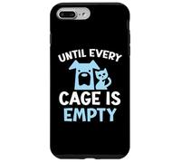 Fino a quando ogni gabbia è vuota Diritti degli animali salvatori animali Custodia per iPhone 7 Plus/8 Plus
