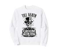 Fino alla Morte Sarcastico Sposo Gotico Bacherol Party Felpa