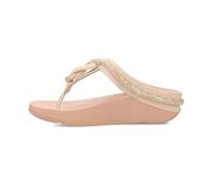 Fino Crystal-Cord Leather Toe-Post Sandals BEIGE - Taglia 38