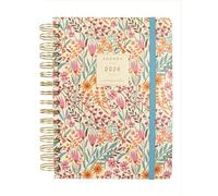 Finocam - Agenda 2026 1 Giorno Pagina | Gennaio - Dicembre (12 mesi) | Agenda annuale 2026 con elastico | Spirale Doppia Copertina Rigida Moniquilla - Spiga - Catalano