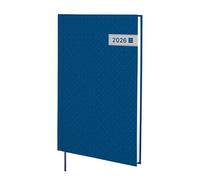 Finocam - Agenda 2026 Settimana Layout Verticale | Gennaio - Dicembre 12 mesi | Agenda Annuale 2026 con nastro in tessuto | Copertina Rigida Porto - Blu - Internazionale, Settimanale Verticale