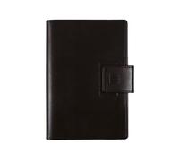 Finocam - Agenda a spirale con copertina annuale 2026 Settimana Vista Orizzontale | Gennaio - Dicembre (12 mesi) | Agenda con blocco note incluso e elastico | DuoUno - Nero - Italiano