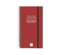 Finocam - Agenda con blocco note DuoBand 2026 1 Giorno Pagina Gennaio 2026 - Dicembre 2026 (12 mesi) Blu Spagnolo