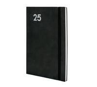 Finocam - Agenda Dynamic Mara 2025 Settimana Vista Verticale Gennaio 2025 - Dicembre 2025 (12 mesi) Nero Spagnolo