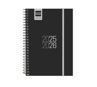 Finocam - Agenda Espir Corso 2025 2026 Settimana Vista Orizzontale Settembre 2025- Agosto 2026 (12 mesi) Nero Catalano