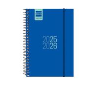 Finocam - Agenda Espir Corso 2025 2026 Settimana Vista Orizzontale Settembre 2025- Agosto 2026 (12 mesi) Blu Spagnolo