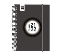 Finocam - Agenda Espir Label 2021 2022 E10-155 x 212 1 giorno per pagina nero Catalano