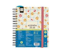 Finocam - Agenda Insegnante Magistral Design Corso 2025 2026 Settimana Vista Orizzontale Settembre 2025- Agosto 2026 (12 mesi) Fiori Catalano