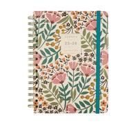 Finocam - Agenda Moniquilla Corso 2025 2026 Settimana Vista Orizzontale Settembre 2025- Agosto 2026 (12 mesi) Giardino Spagnolo