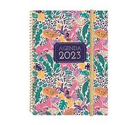 Finocam Agenda settimanale 2023 Spiral Design Collection, (12 mesi) Selva, media (E10-155 x 212 mm)
