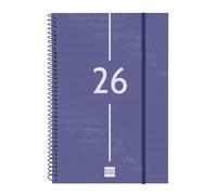 Agenda Finocam YEAR Azzurro 16,5 x 24,2 cm 2026