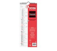 Finocam - Calendario da parete 2026 Mese Vista Gennaio - Dicembre (12 mesi) | Calendario 2026 per annotare | Planner mensile Neutro - Italiano
