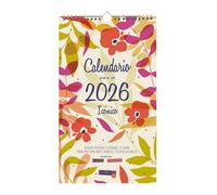 Finocam - Calendario da parete 2026 Mese Vista Gennaio - Dicembre 2026 (12 mesi) | Calendario 2026 per annotare | Pianificatore mensile Talkual - Basic - Italiano