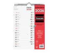 Finocam - Calendario da parete 2026 per scrivere Due Colonne Layout Mensile Gennaio - Dicembre 2026 12 mesi | Calendario 2026 per annotazioni | Planner mensile Neutro - Italiano, Muro Due Colonne