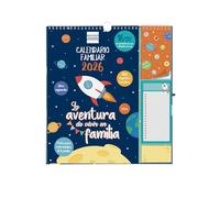 Finocam - Calendario da Parete Plus 16 Mesi 2025 2026 Mese Vista Settembre 2025 - Dicembre 2026 (16 mesi) Famiglia Spagnolo