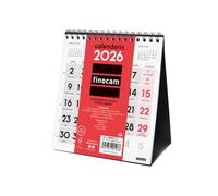 Finocam - Calendario da scrivania per scrivere 2026 con Numeri Grandi Layout Mensile Gennaio - Dicembre 2026 12 mesi | Calendario 2026 | Planner mensile Neutro - Italiano, Tavolo Numero Grandi