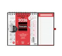 Finocam - Calendario magnetico 2026 1 mese per pagina gennaio - dicembre 2026 (12 mesi) | Calendario 2026 da notare | Pianificatore mensile Neutro - Italiano