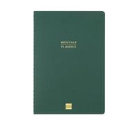 Finocam Haiku Planner mensile non datato | Layout Mensile | Verde · Internazionale - Planner
