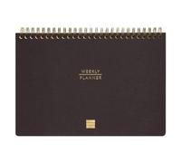 Finocam Haiku Planner settimanale non datato | Layout Settimanale Verticale | Nero · Internazionale - Planner