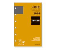 Finocam - Ricambio annuale Classic 2026 1 Giorno Pagina Gennaio 2026 - Dicembre 2026 (12 mesi) Catalano