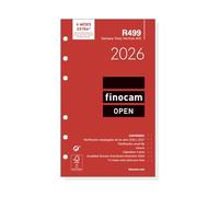 Finocam - Ricambio annuale Open 2026 Settimana Vista Verticale Gennaio 2026 - Dicembre 2026 (12 mesi) Spagnolo