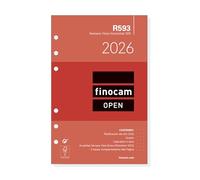 Finocam - Ricambio annuale Open 2026 Settimana Vista Verticale Gennaio 2026 - Dicembre 2026 (12 mesi) Spagnolo