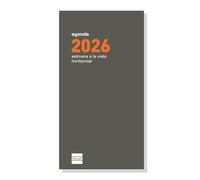 Finocam - Ricarica annuale piatta 2026 Settimana Vista Orizzontale Gennaio 2026 - Dicembre 2026 (12 mesi) Catalano