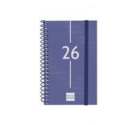 Finocam - Ricarica annuale piatta 2026 Settimana Vista Orizzontale Gennaio 2026 - Dicembre 2026 (12 mesi) Spagnolo