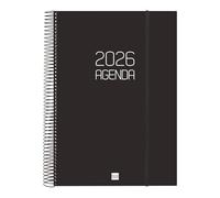 Finocam - Ricarica annuale piatta 2026 Settimana Vista Verticale Gennaio 2026 - Dicembre 2026 (12 mesi) Spagnolo