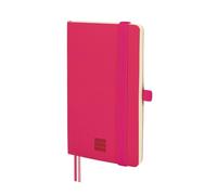 finocam Taccuino Nexo Copertina Morbida Pagine Bianche Fucsia, Taccuino Piccolo con Fogli Microforati, Tasca e Portapenna, 72 Fogli, Ideale per Scrivere e Disegnare