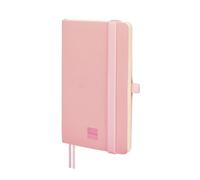 finocam Taccuino Nexo Copertina Morbida Pagine Bianche Rosa, Taccuino Piccolo con Fogli Microforati, Tasca e Portapenna, 72 Fogli, Ideale per Scrivere e Disegnare