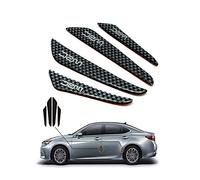 Finoki, salva porta auto, protezione portiera auto con nastro biadesivo di 3M Nero