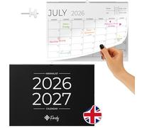 Finoly Calendario da Parete Inglese da Luglio 2026 a Dicembre 2027