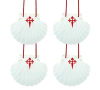 Finoly Conchiglia di Santiago | Kit Pellegrini | Accessori per il Cammino | Set 4