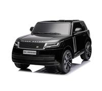 FINOOS Auto elettrica per bambini Range Rover. 12 V con telecomando a 2,4 GHz, 4 motori 12 V 45 W, 1-6 anni (Nero)