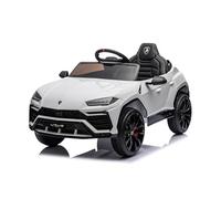 FINOOS Auto Macchina ELETTRICA per Bambini 12V Lamborghini Urus Licenza Originale, Batteria, 12V, Telecomando 2,4 GHz (Bianco)