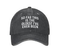 Finora Questa È La più Vecchia Volta Che Sono Mai Stato Cappellino con Visiera Unisex Cappello da Camionista Classic Berretto da Baseball per Donna Tennis Homem