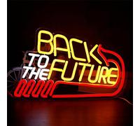 FINOTI Ritorno al futuro Insegna al Neon Game Party Luci al neon da gioco Led Neon Sign ESports Venue Illumina Segni Wall Party Decor Camera da letto Gaming Home Wall Decor Usb Con Interruttore, A